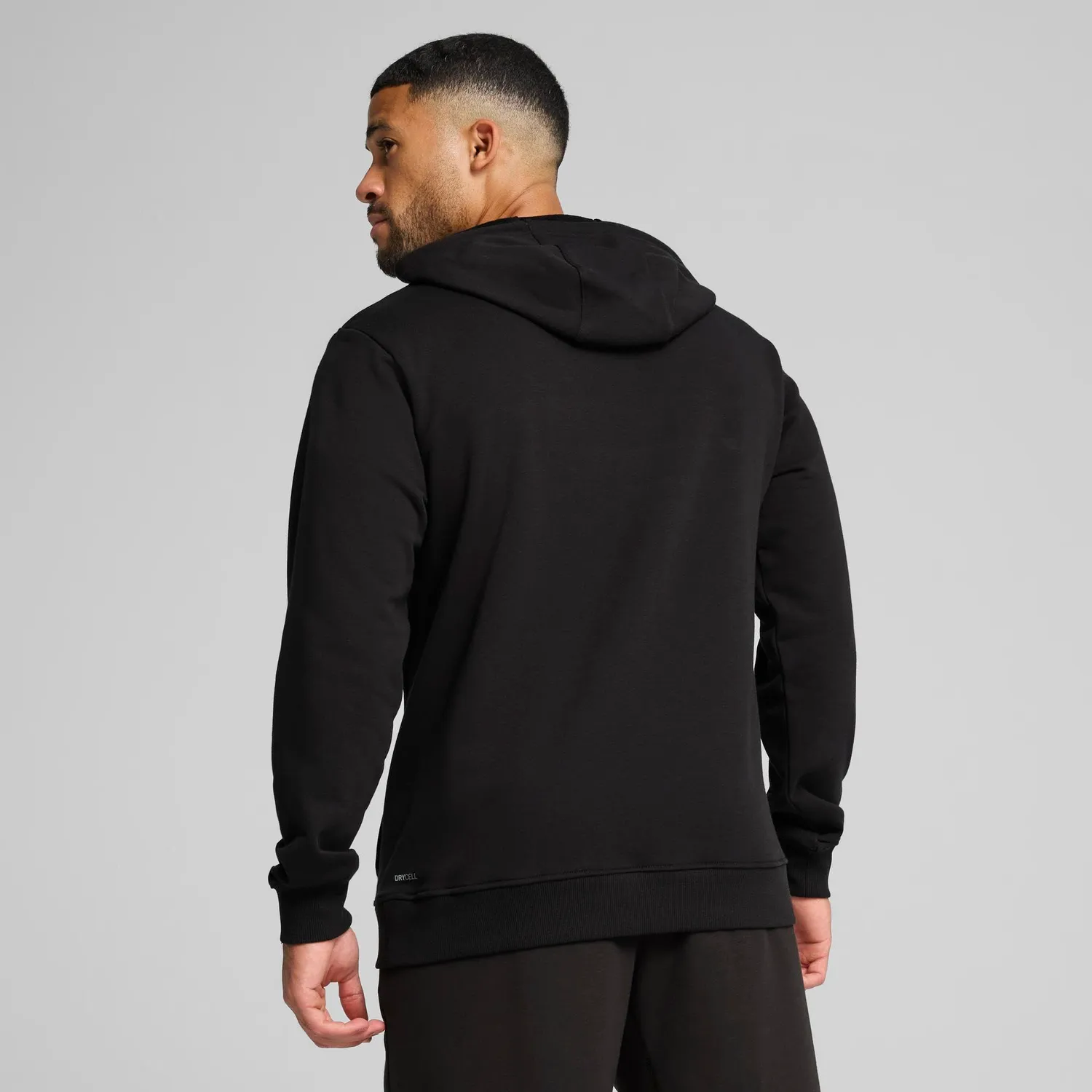 Puma Tad Essentials Felpa Cappuccio Nero French Terry