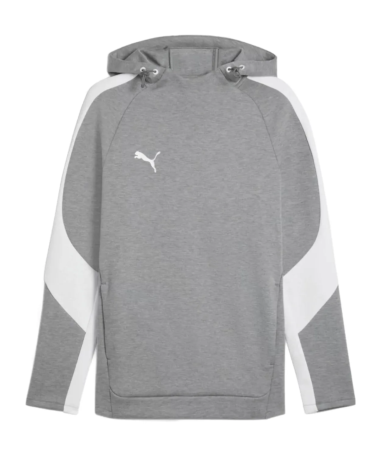 PUMA TeamEvostripe Hoody felpa cappuccio blu navy