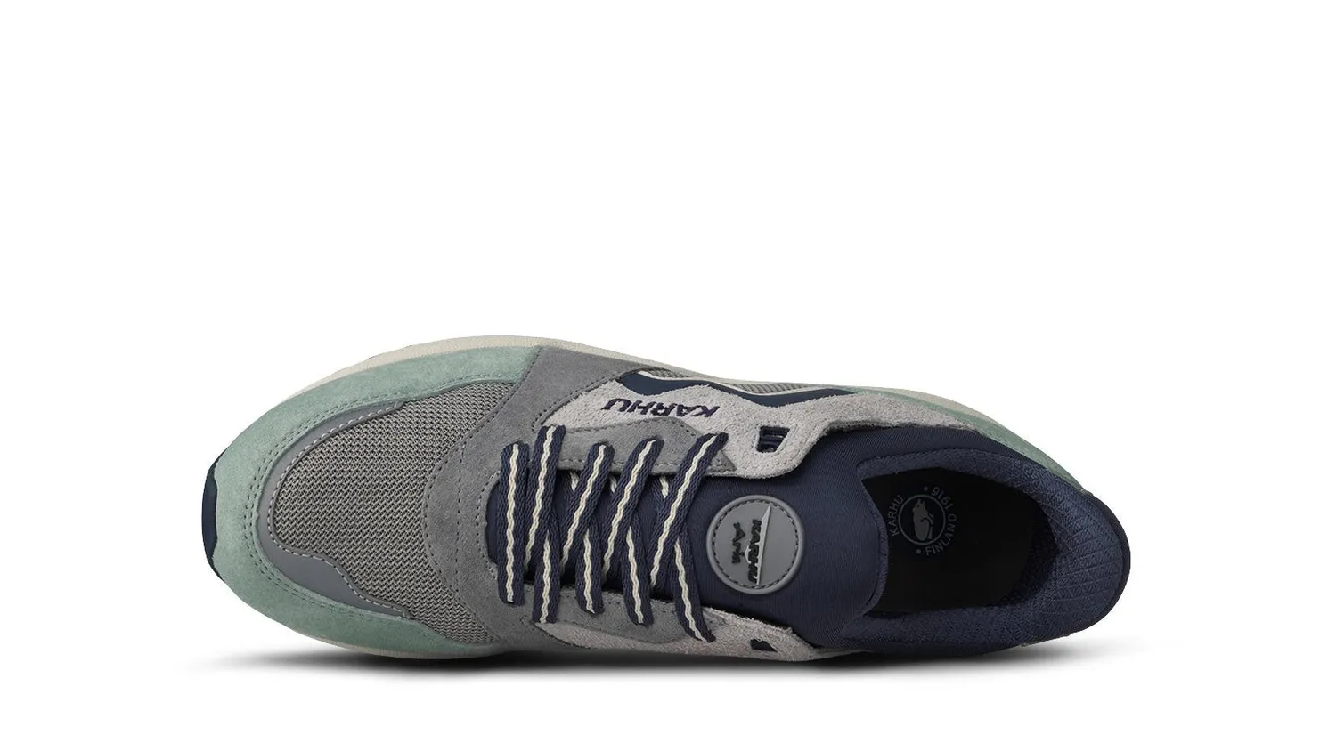 Karhu Aria 95 sneakers aqua gray indigo mesh lifestyle