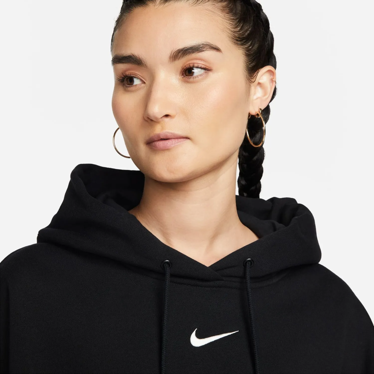 Nike Phoenix Fleece felpa cappuccio donna L