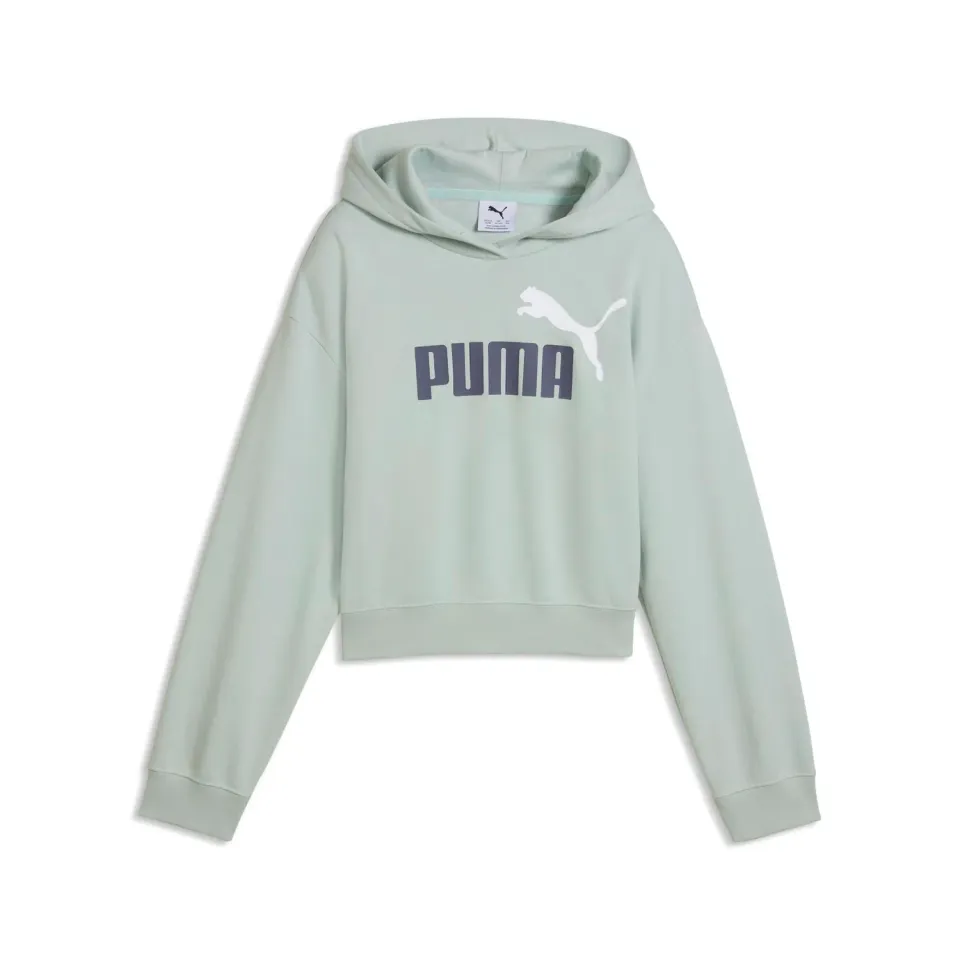 Puma Ess 2 Color No 1 Logo felpa cappuccio ragazze 128 nera