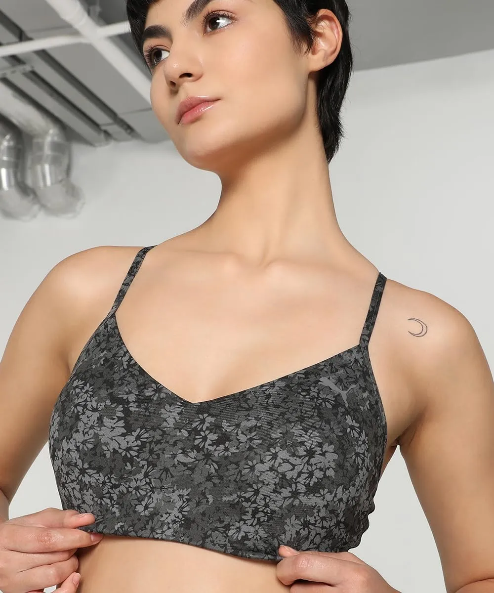 PUMA Move Yogini Bra top donna nero stampa