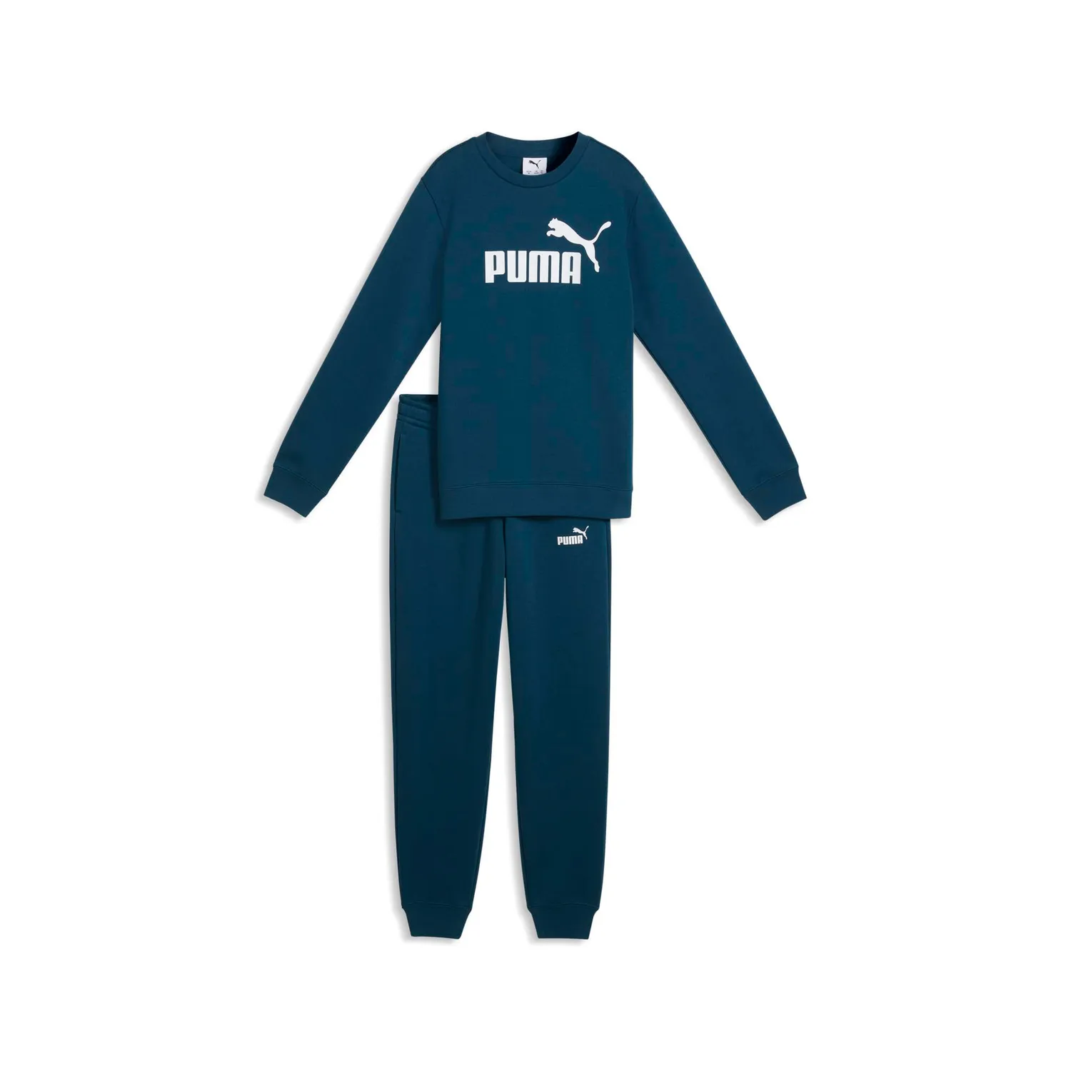 PUMA Ess No.1 Logo tuta ragazzi 15-16 anni felpa nera