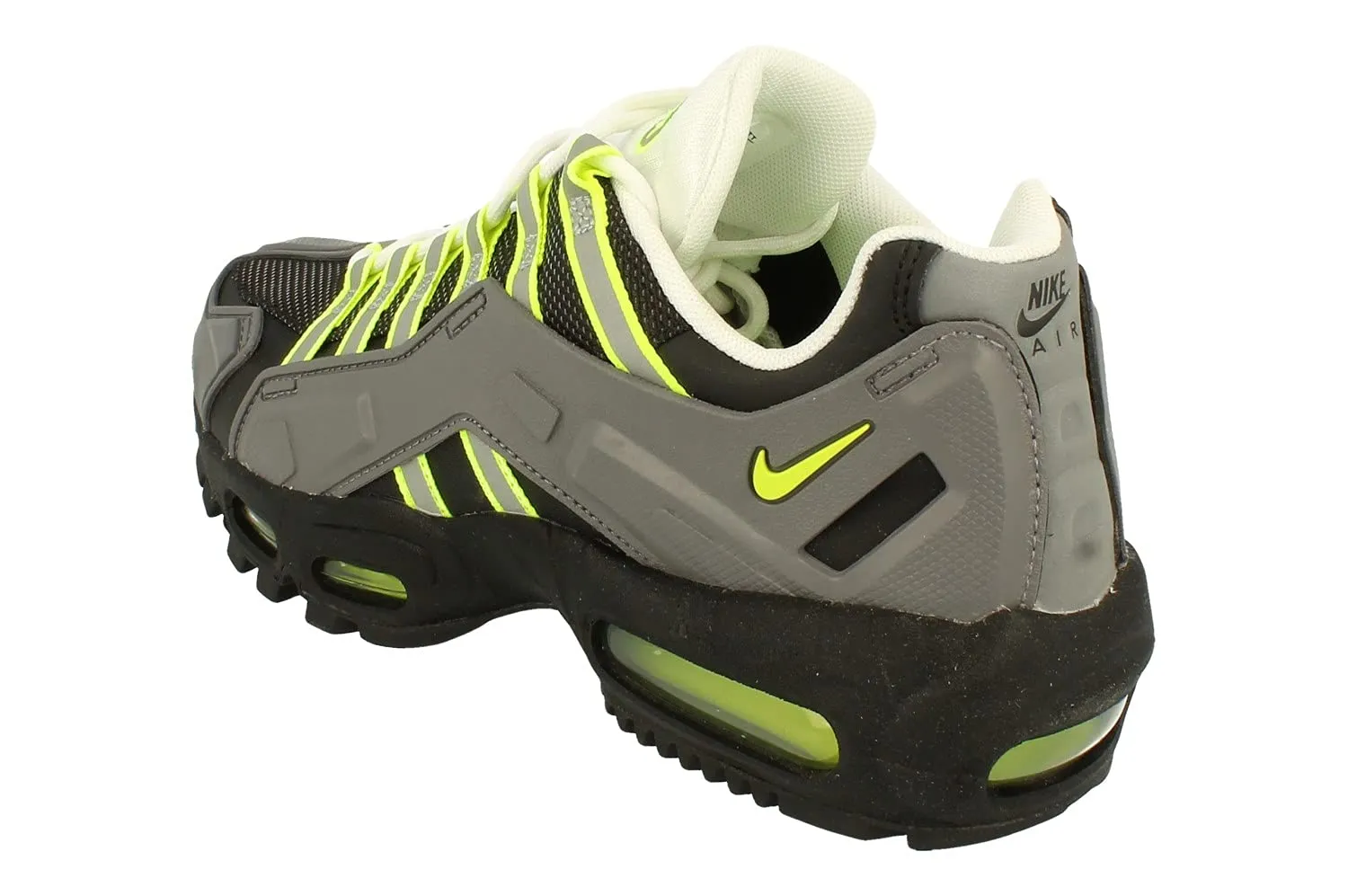 Nike NDSTRKT Air Max 95 CZ3591 sneakers nere giallo neon