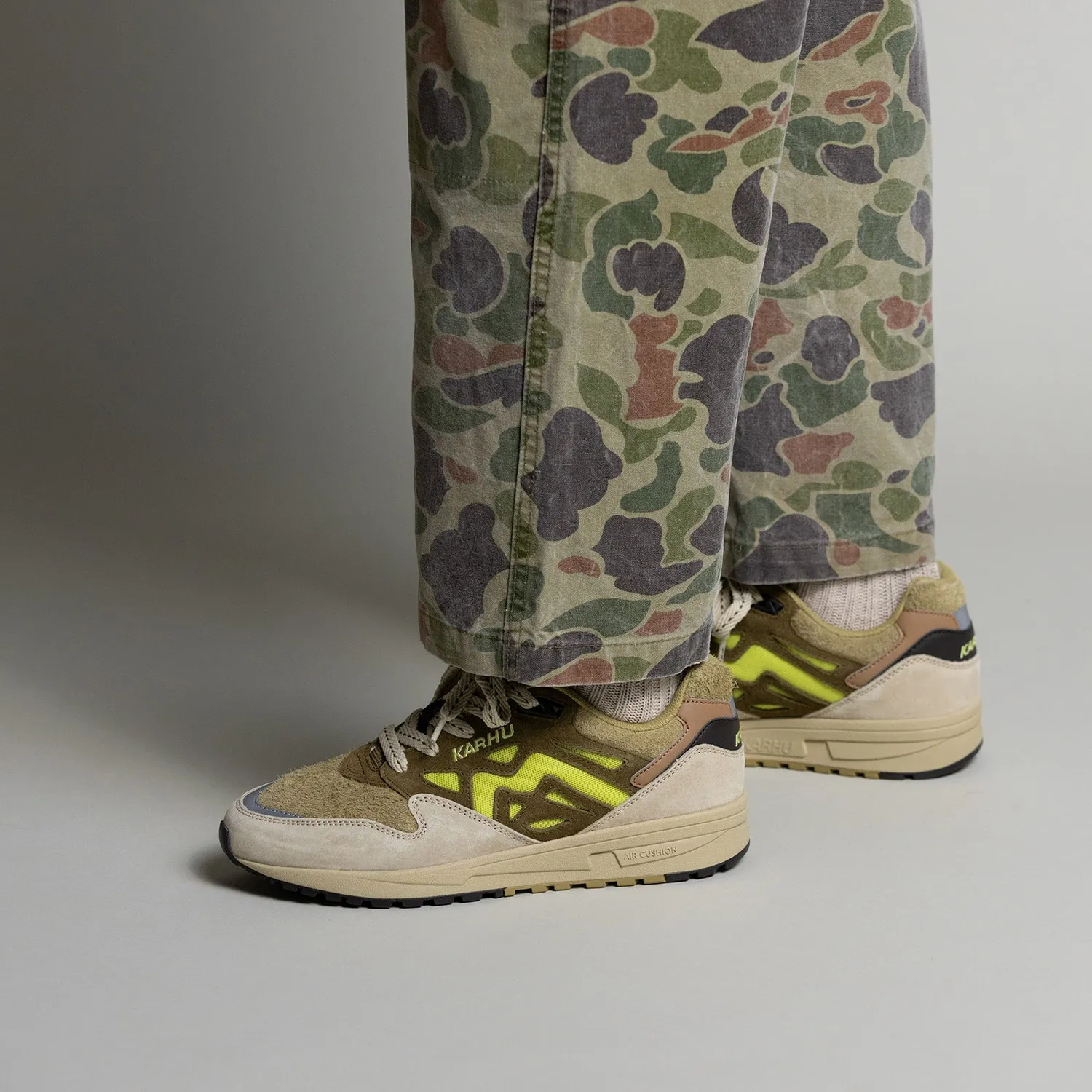 Karhu Legacy 96 sneakers Mojave Desert Wild Lime suede