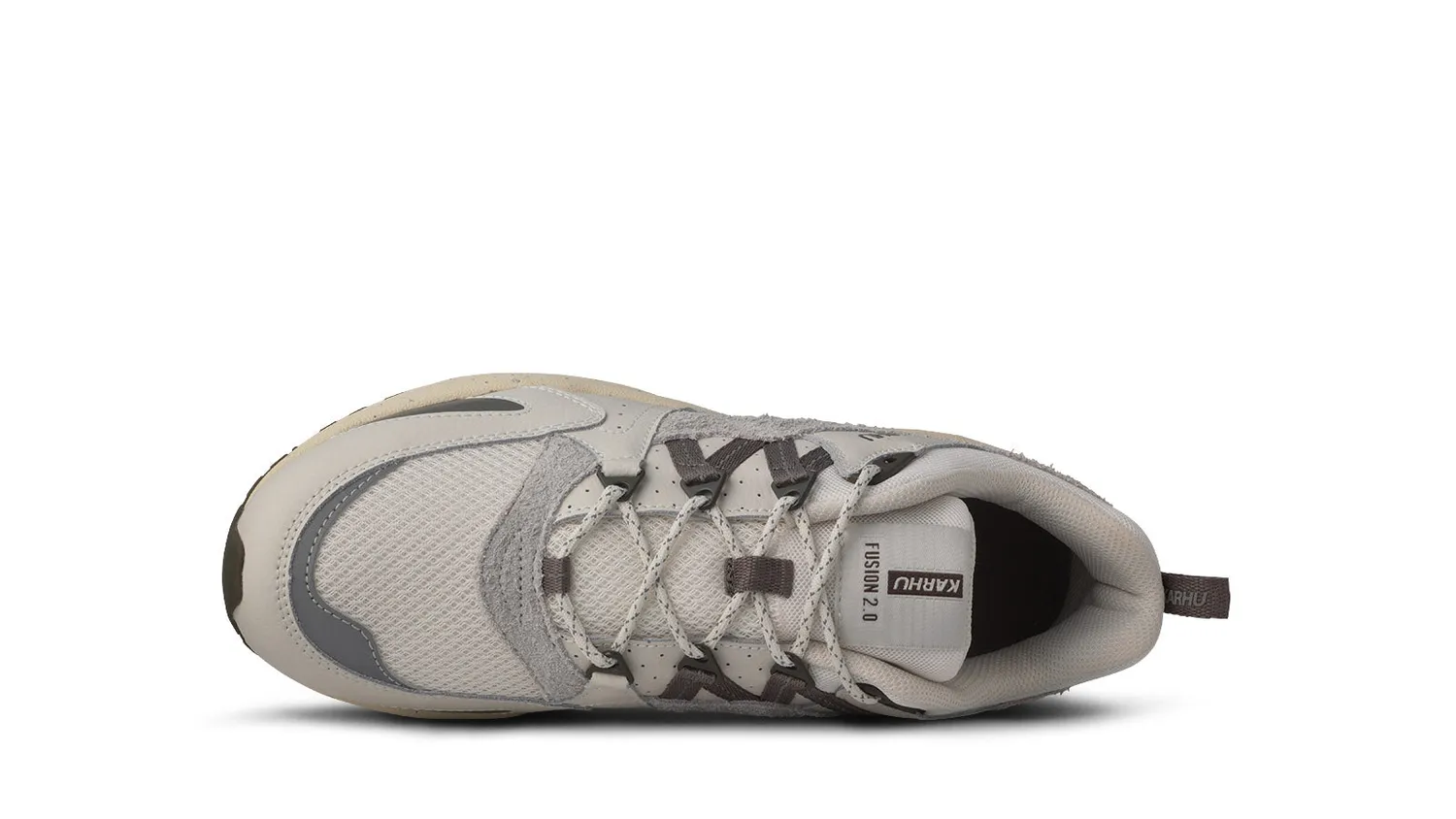 Karhu Fusion 2.0 scarpe Blanc de Blanc Hematite camoscio