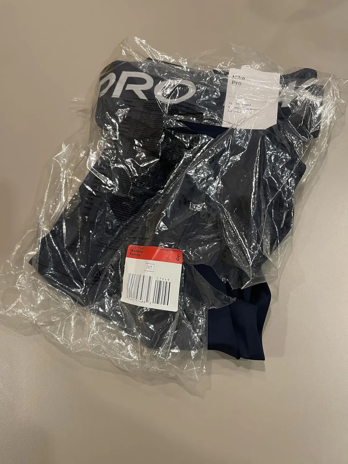 Nike Pro 365 Tight 7/8 Hi Rise leggings donna XL