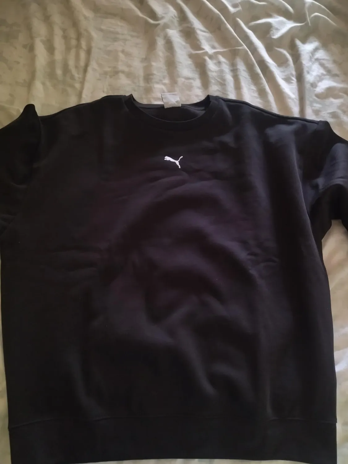 PUMA Essentials felpa donna oversize girocollo