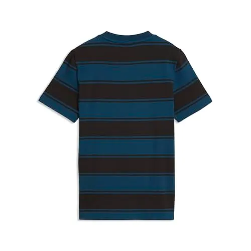 Puma Ess Elevated Striped Tee t-shirt a righe