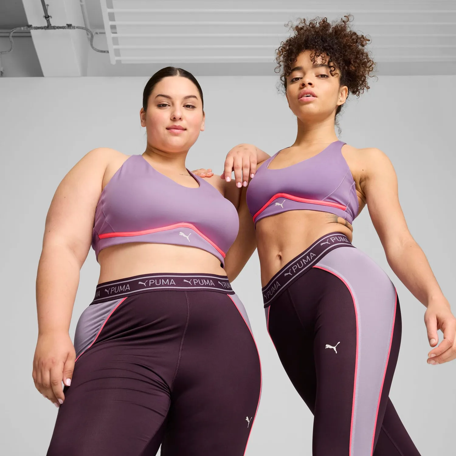 Puma 4Keeps Cloudspun Sculpting Bra top XS Pale Plum