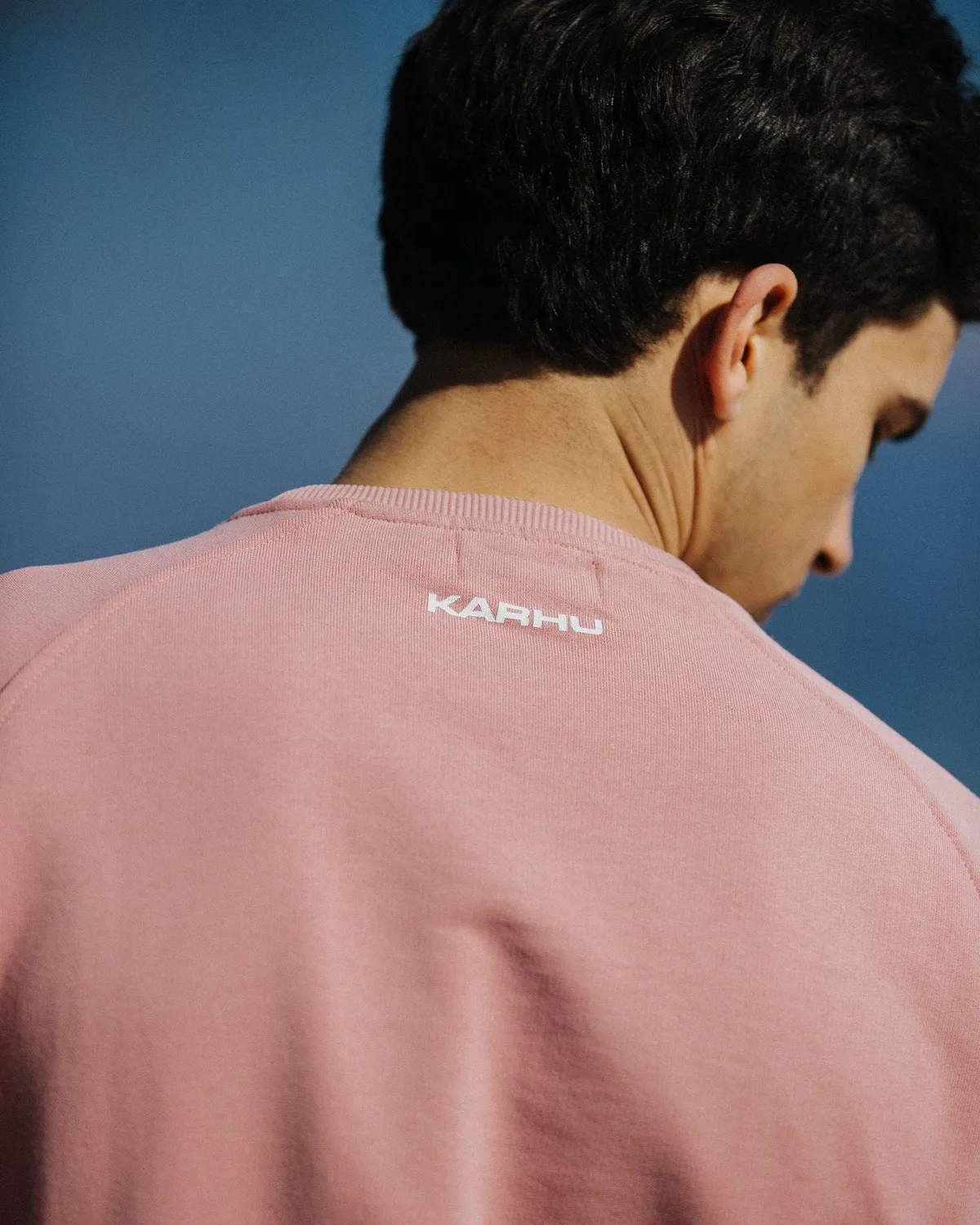 Karhu Classic Chest Logo felpa cotone rosa 400 g
