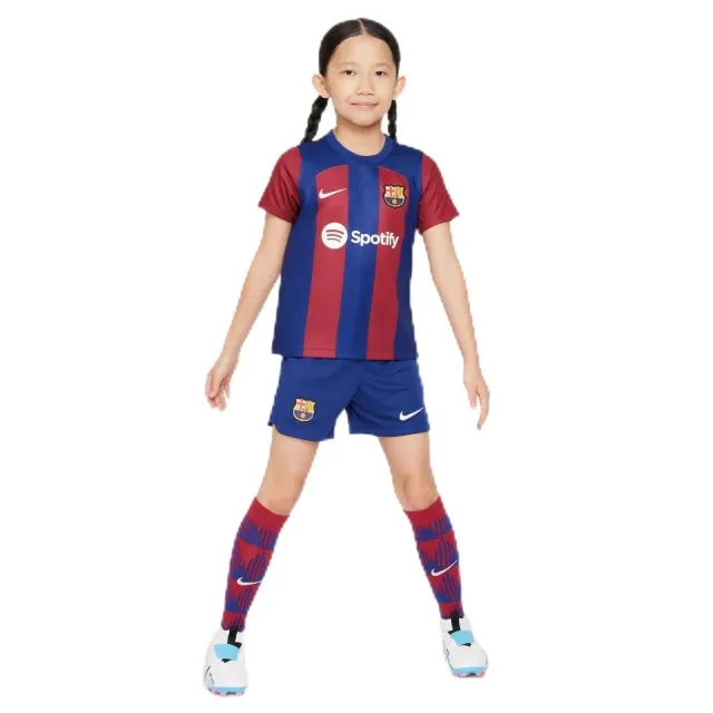 Nike Barcellona DX2801-456 kit bambino L blu grana