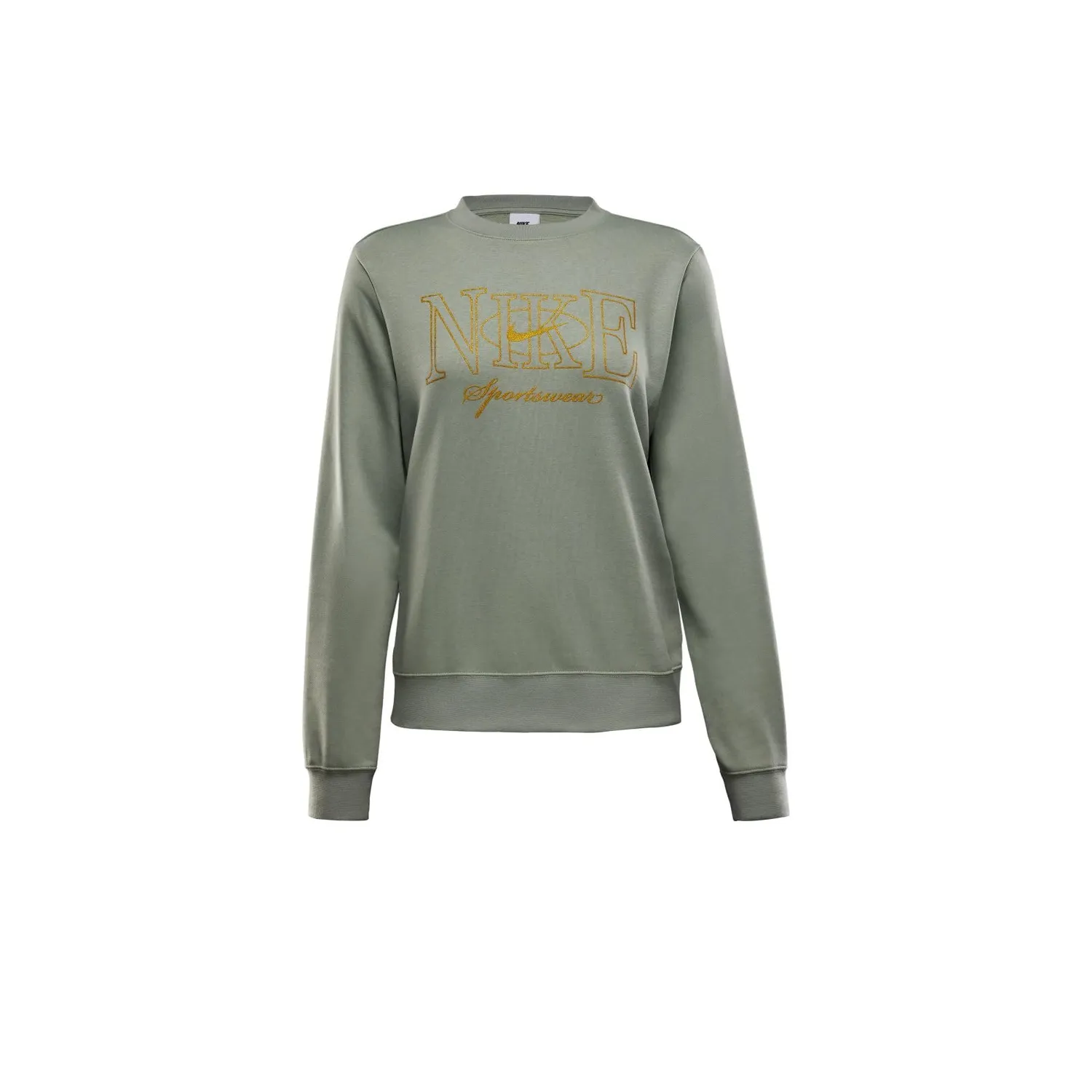Nike Club Fleece felpa donna girocollo M nera