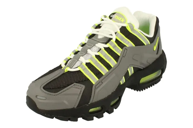 Nike NDSTRKT Air Max 95 CZ3591 sneakers nere giallo neon