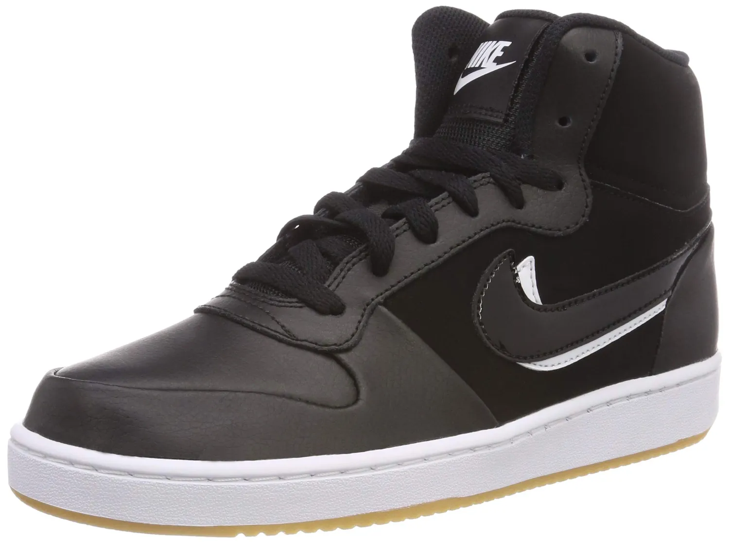 Nike Ebernon Mid scarpe basket 40 nere pelle