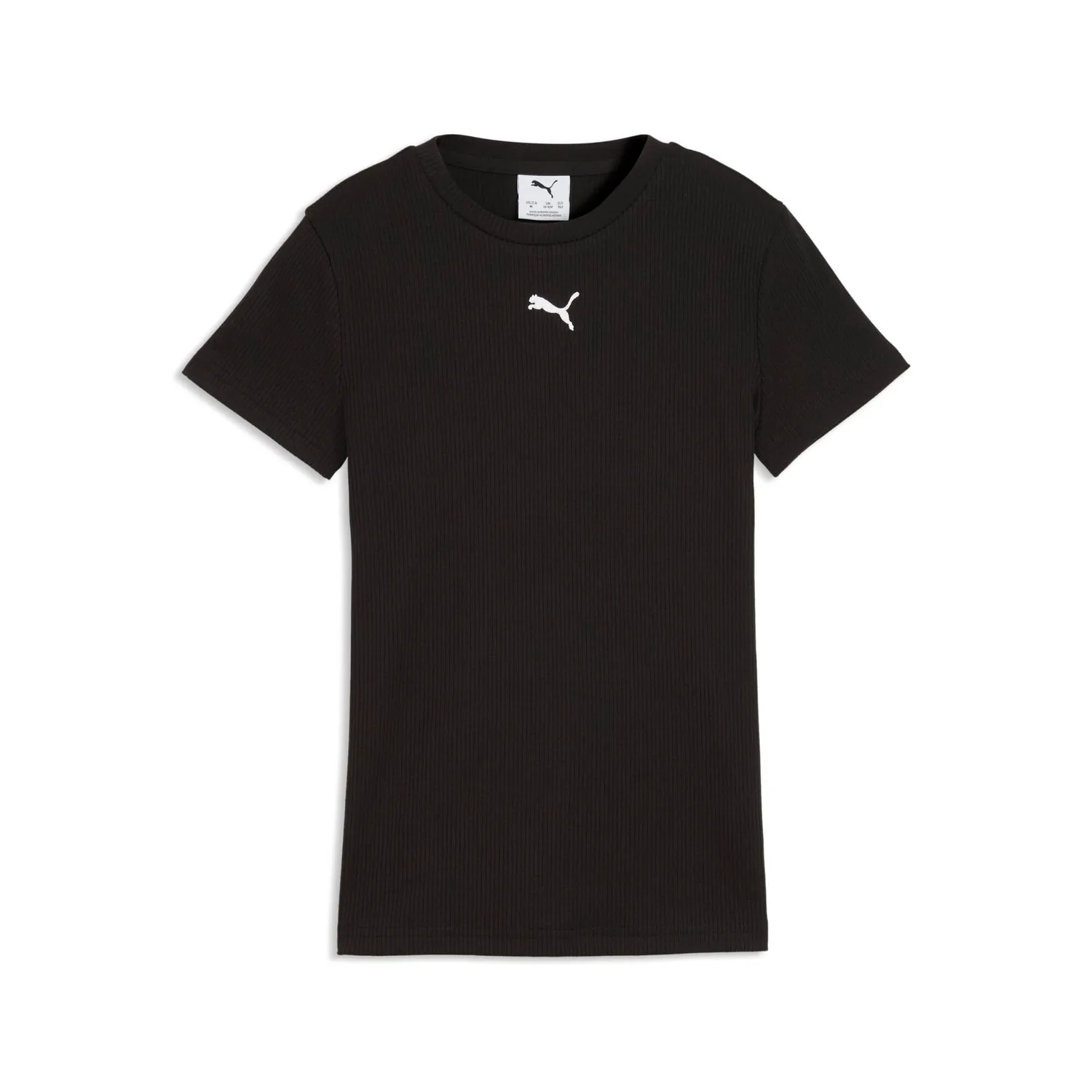 Puma Ess Elevated Rib Slim Tee G maglietta Misty Pink