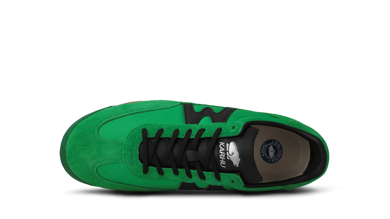 Karhu Mestari 76 scarpe Green Bee Jet Black nylon