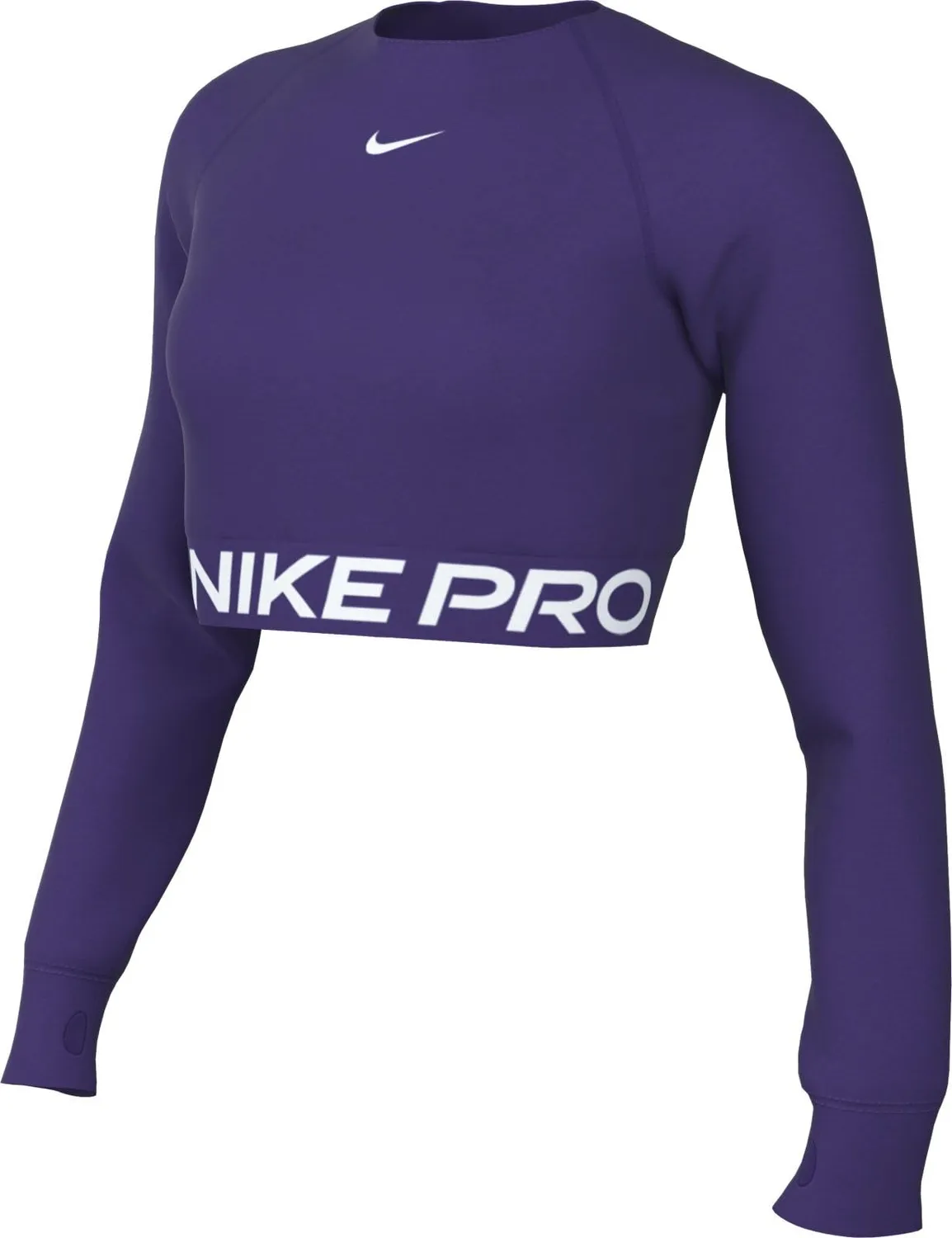 Nike Pro 365 Crop LS maglia palestra donna taglia M