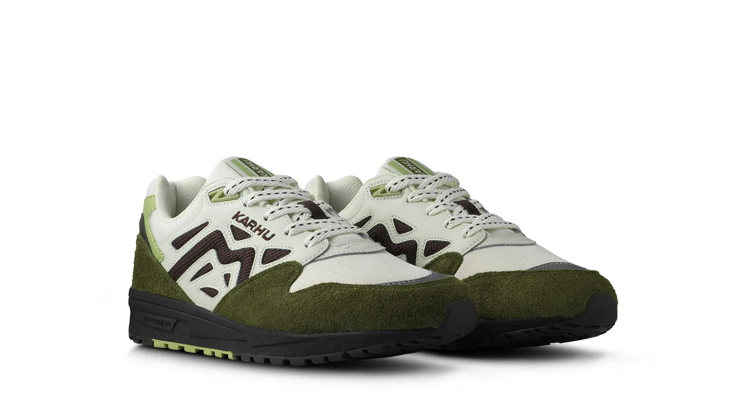 Karhu Legacy 96 sneakers Avocado Chocolate Torte camoscio