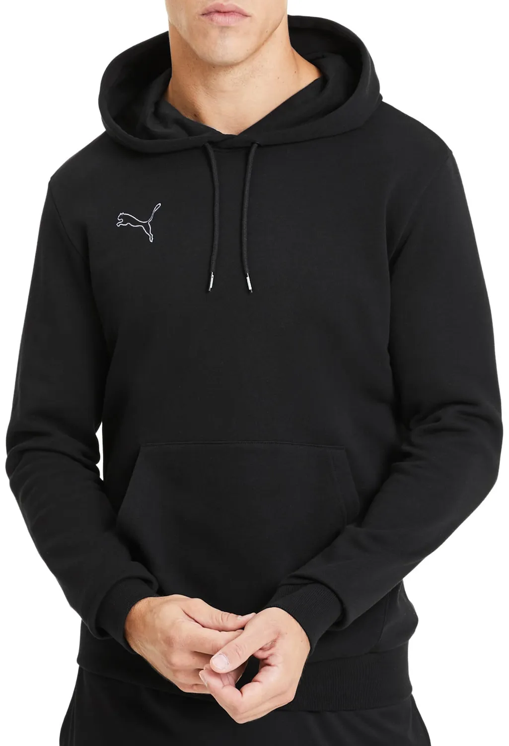 Puma Teamgoal 23 Casuals felpa cappuccio nera