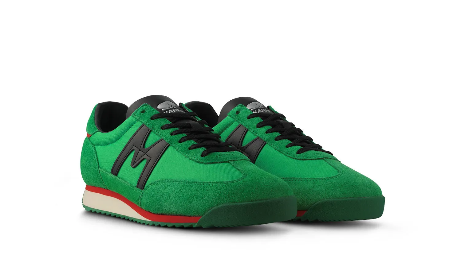 Karhu Mestari 76 scarpe Green Bee Jet Black nylon