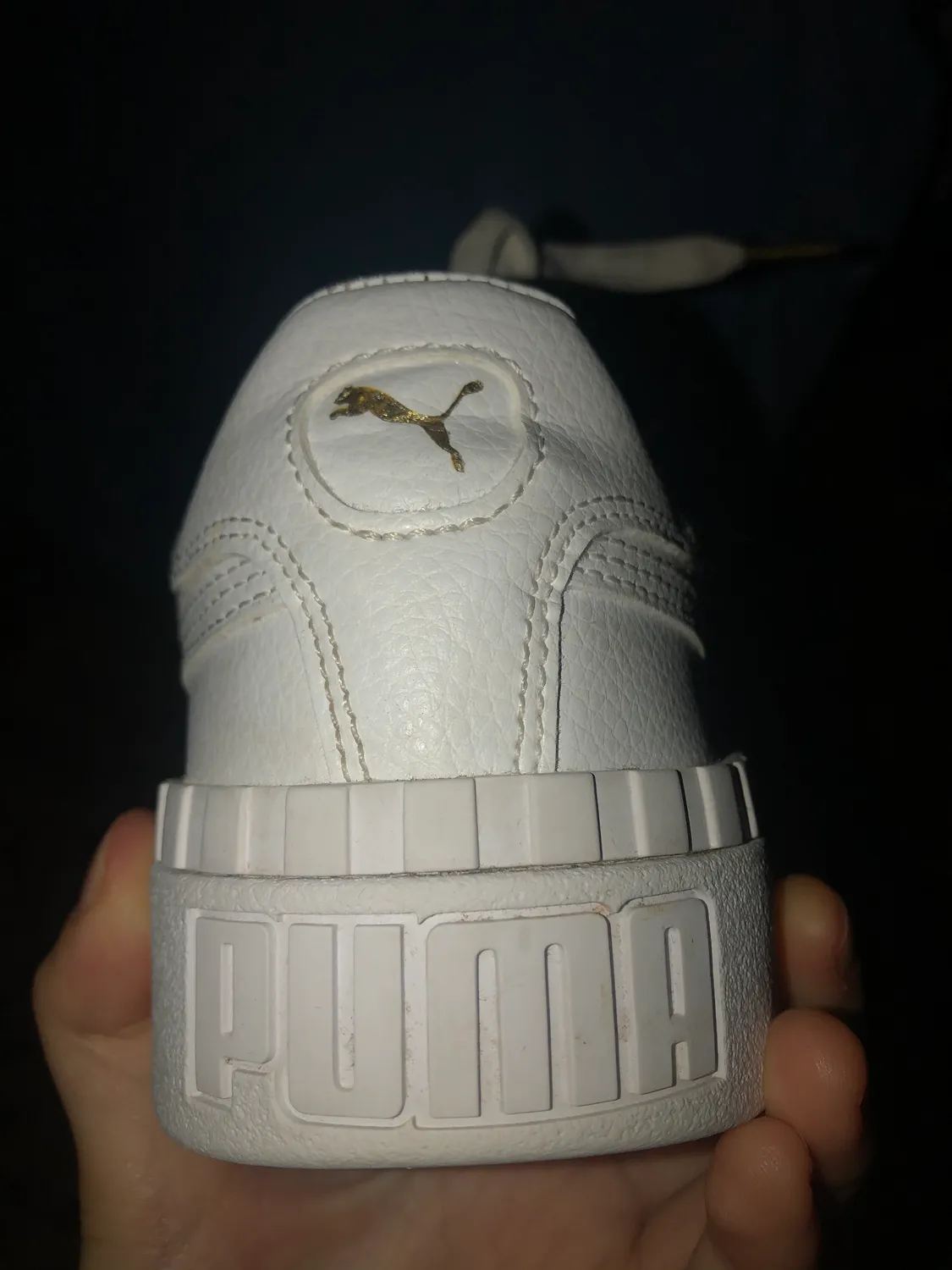 Puma Cali sneakers donna bianche pelle anni 80