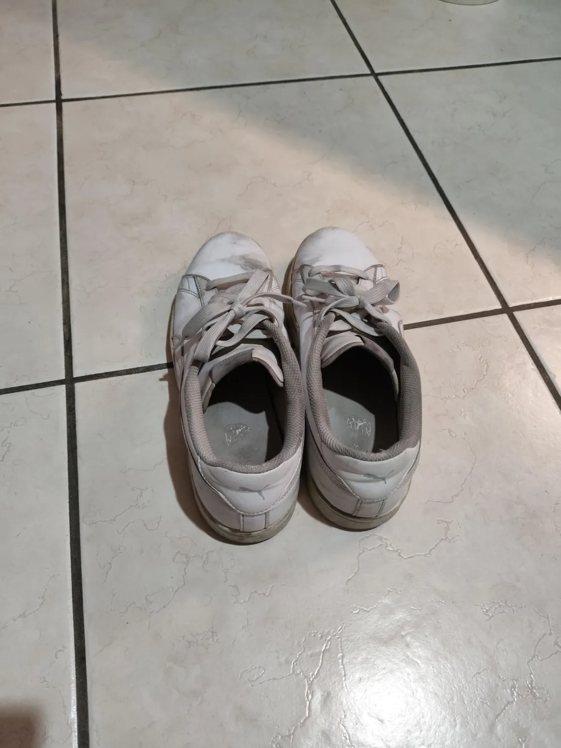 Puma Smash V2 L Sneakers 36 EU Bianche Pelle Uso Quotidiano