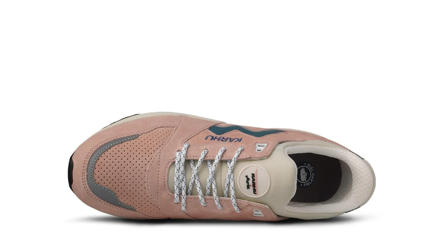 Karhu Aria 95 sneakers Cameo Rose Blue Mirage traforate