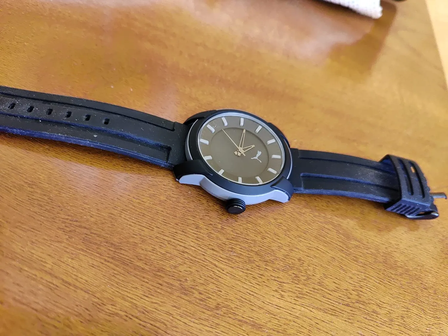 Puma orologio uomo quarzo silicone nero quadrante 45 mm