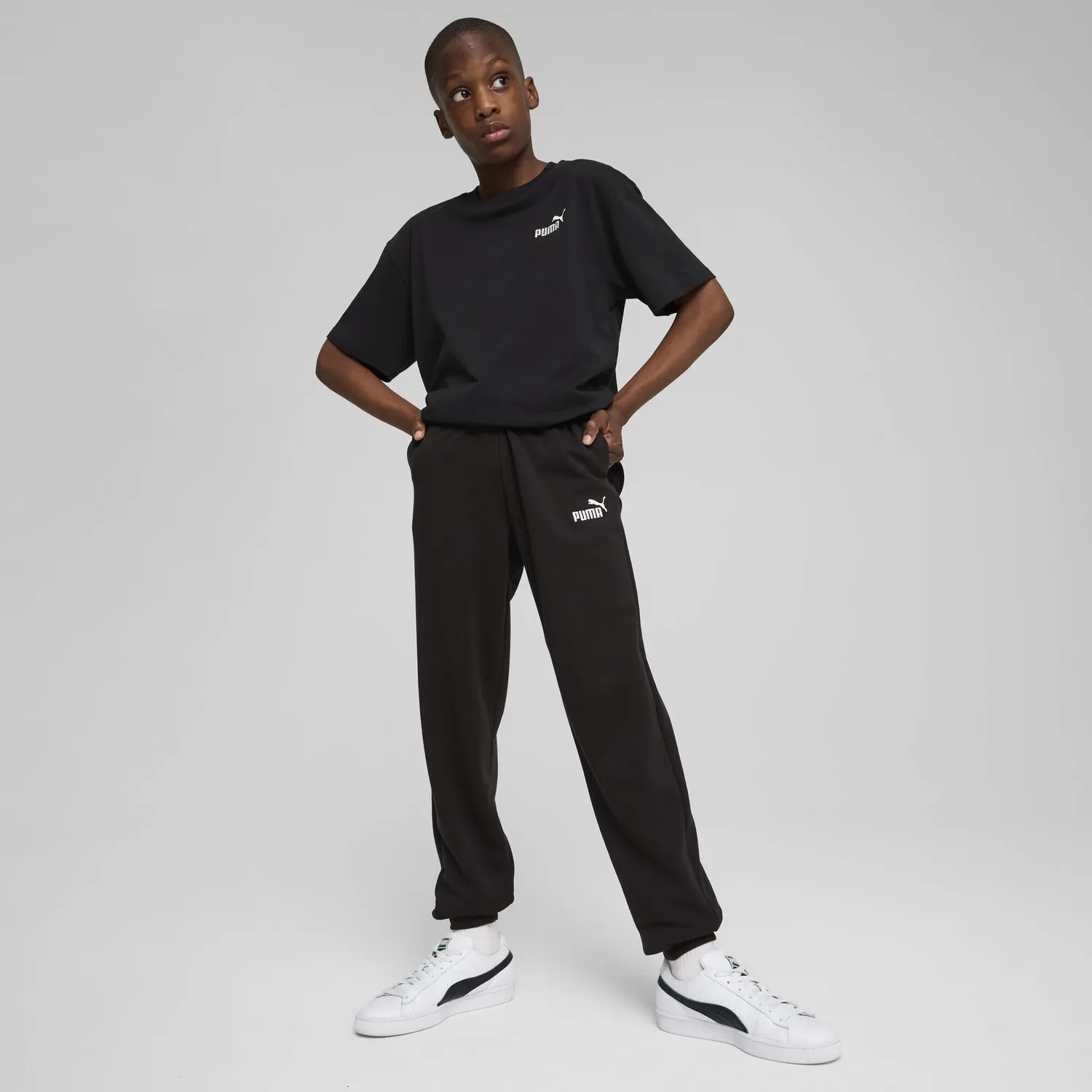 PUMA Ess No.1 Logo TR B pantaloni tuta 176 grigio
