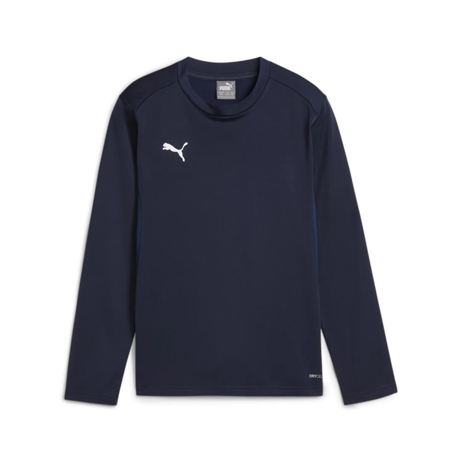 Puma Teamgoal felpa allenamento bimbi gialla
