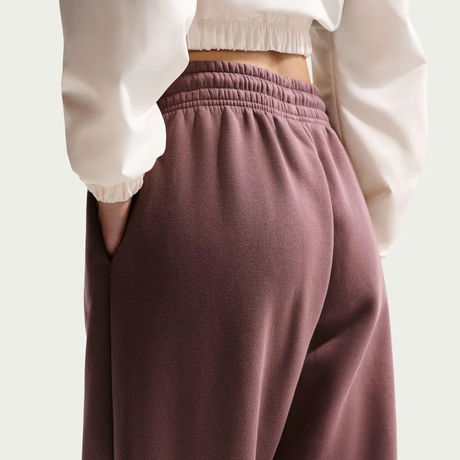 Nike Phoenix Fleece Pantaloni Donna Oversize pile
