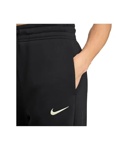 Nike Phoenix FLC HR Pant pantaloni donna neri M pile