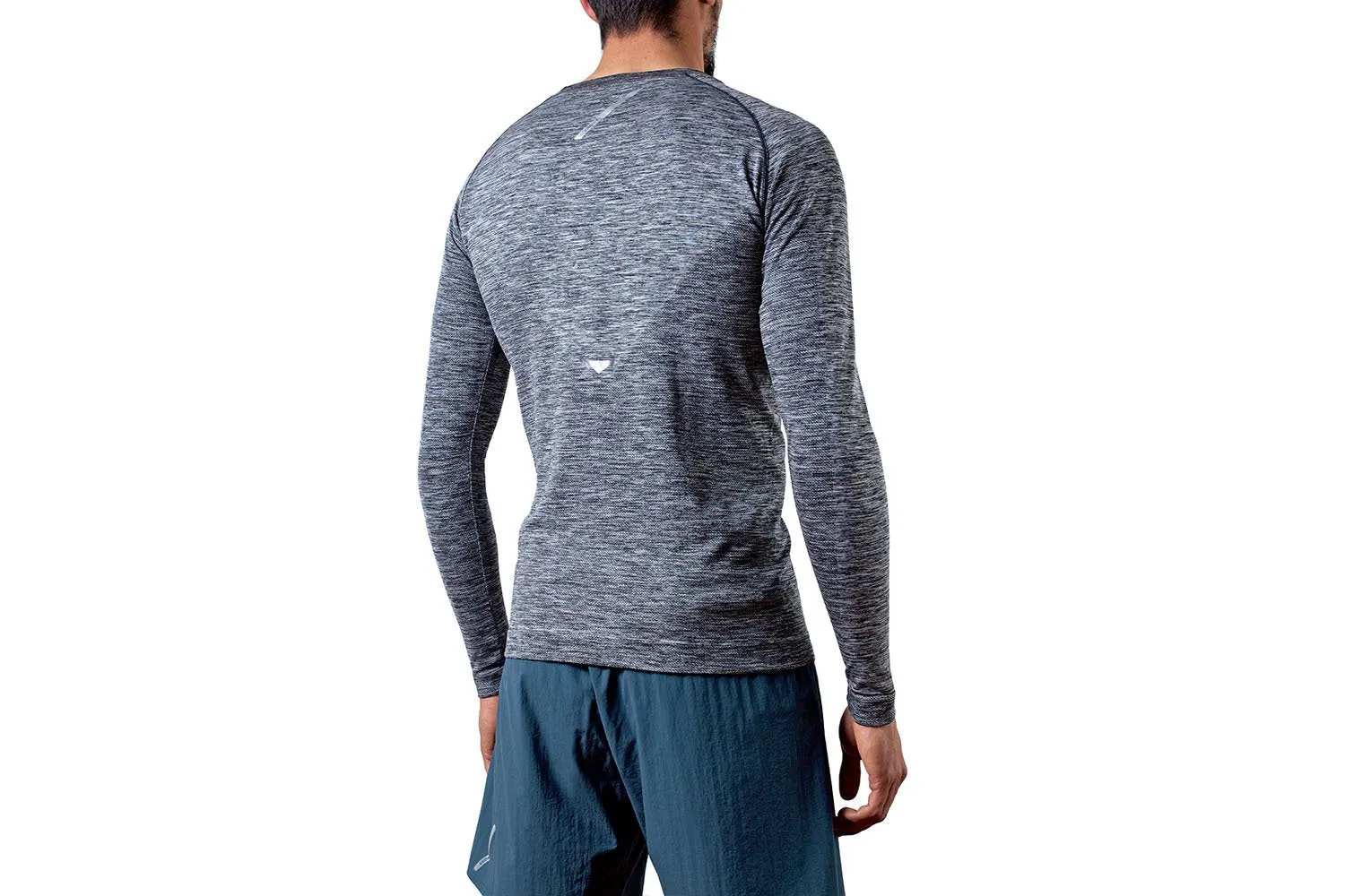 Karhu Fluid Seamless Tee LS Maglia Running Grigia
