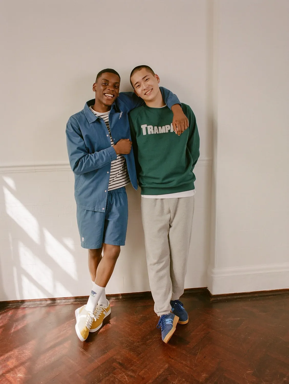 Karhu Trampas Logo felpa unisex verde cotone