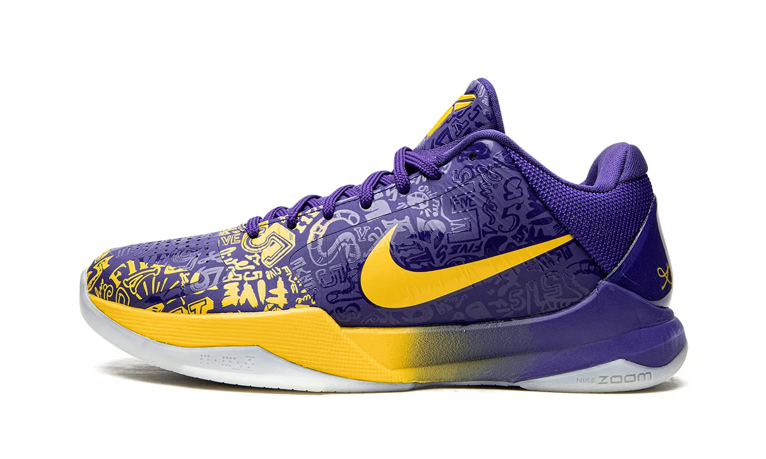 Nike Kobe 5 Protro scarpe basket oro viola bianco