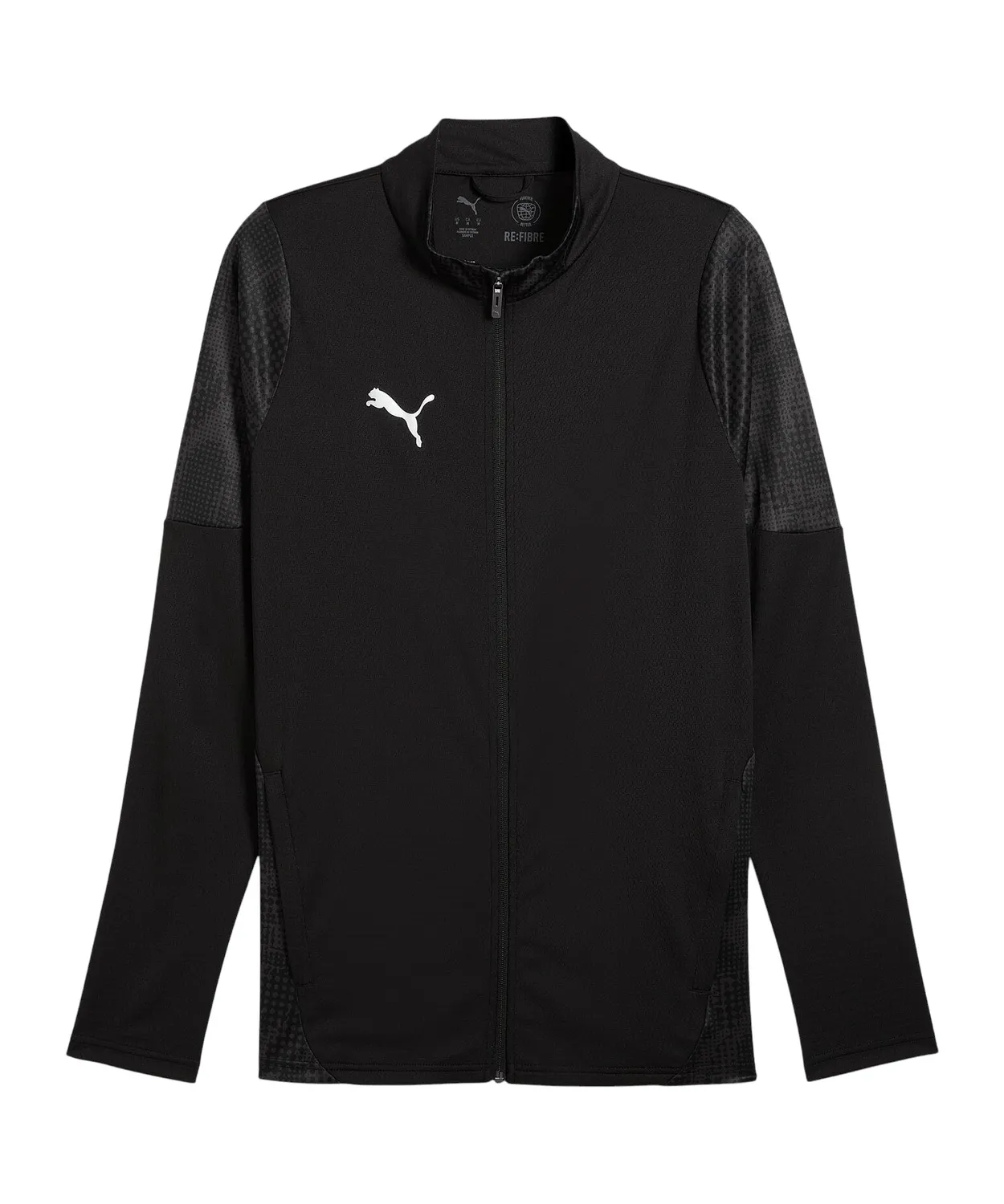 PUMA Giacca Allenamento Uomo giacca nera poliestere maniche lunghe
