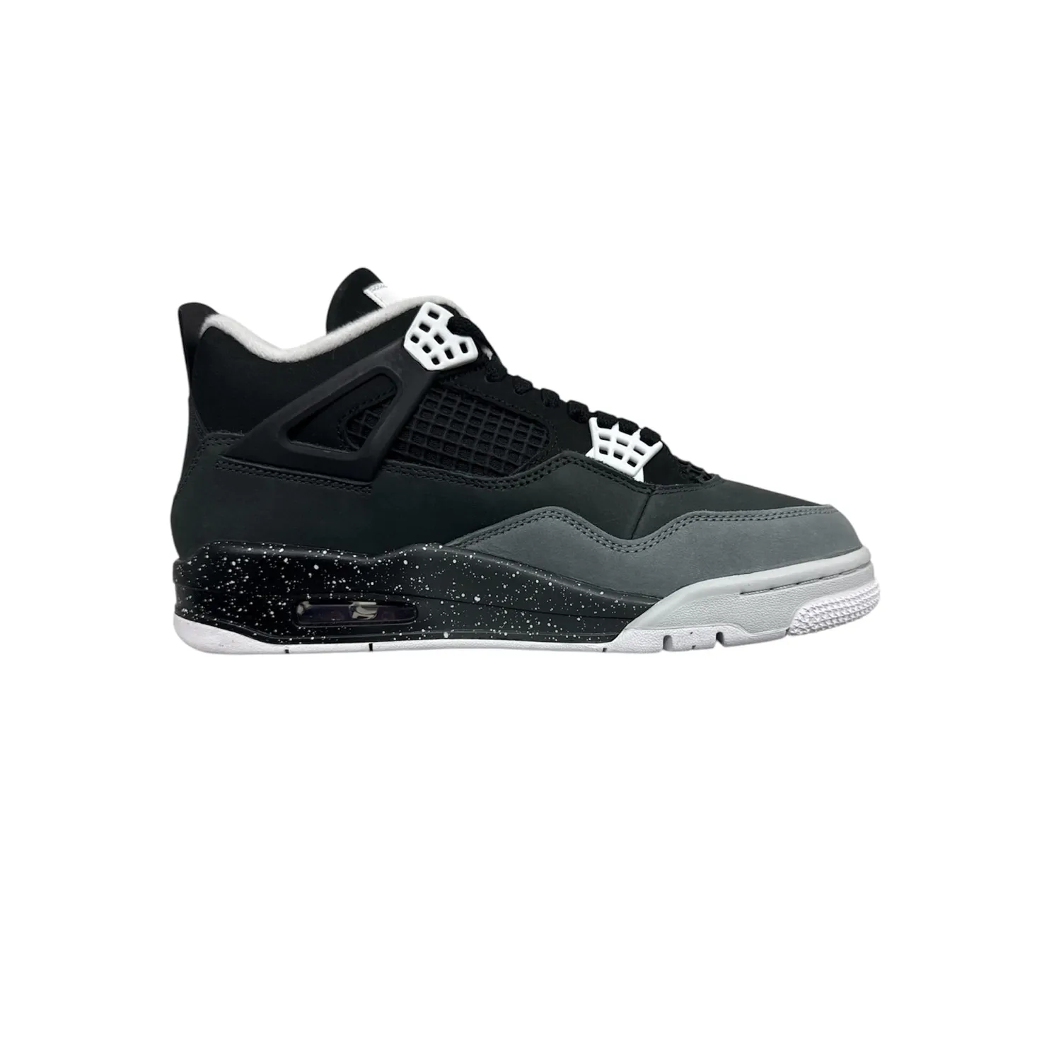 Nike Air Jordan 4 Retro sneakers uomo 44 nere pelle