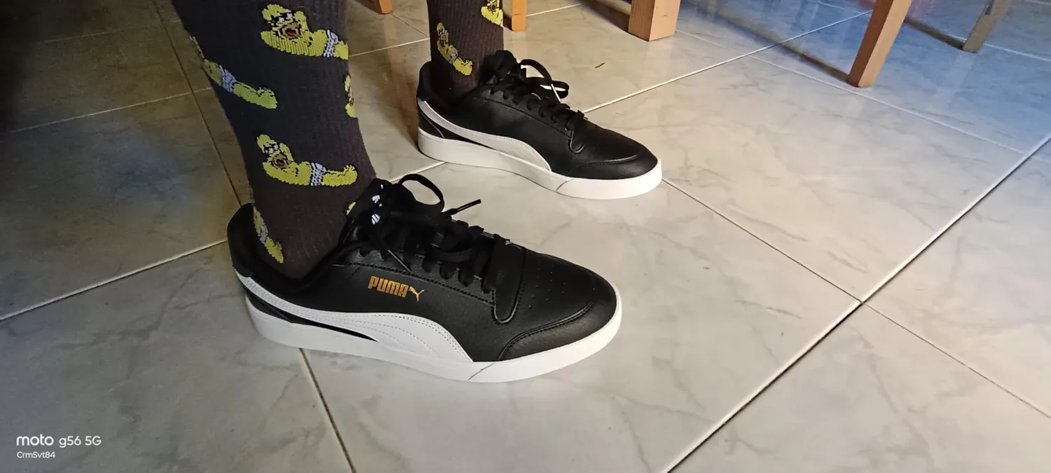 PUMA Shuffle sneaker unisex pelle court anni 80