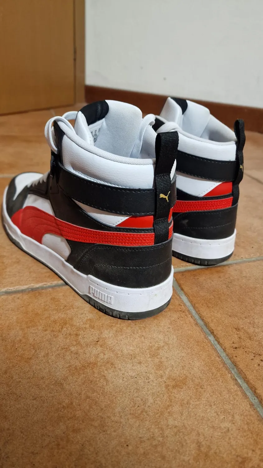 Puma RBD Game scarpe basket unisex bianche