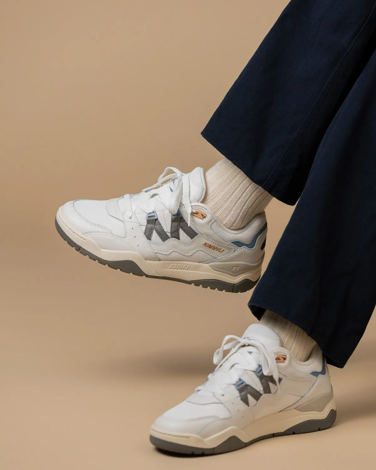 Karhu Fusion XT Blanc Hematite scarpe mesh chiare