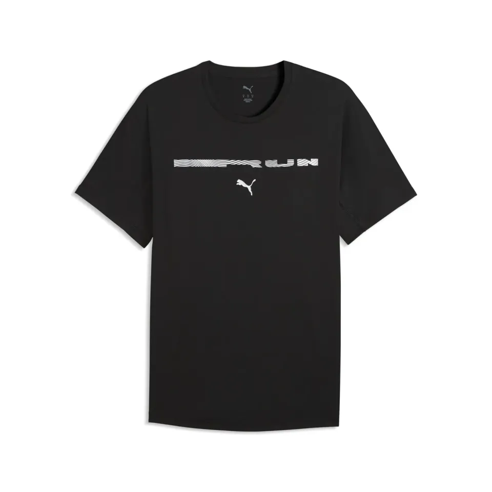 Puma Run Brightstride Cloudspun t-shirt nera