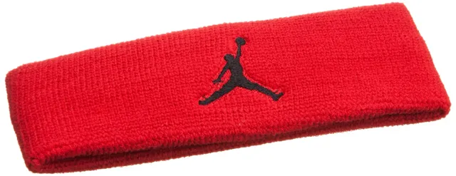 Nike fascia sport palestra rosso nero elastica