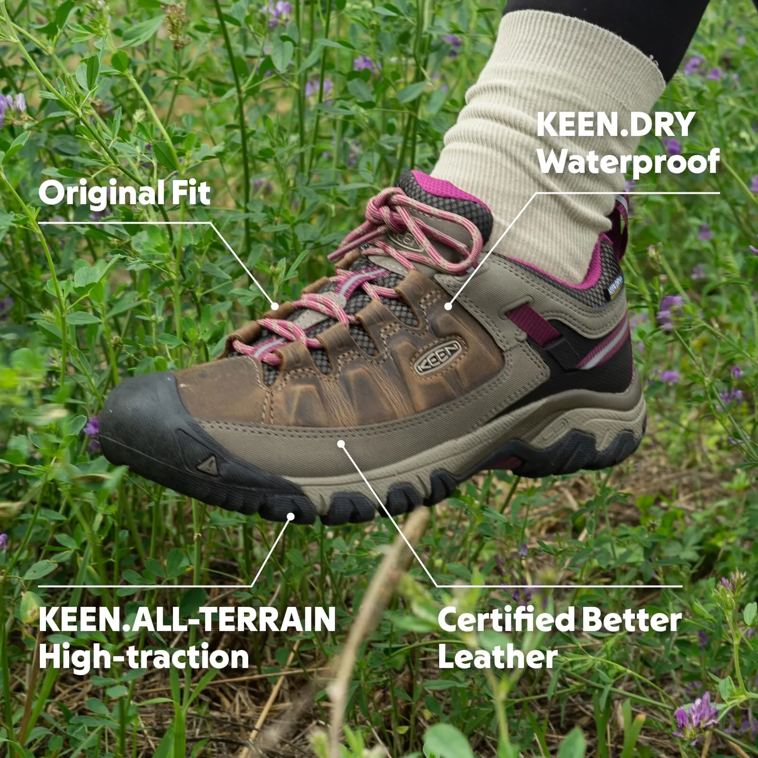 KEEN Targhee 3 Waterproof scarpe escursionismo donna impermeabili