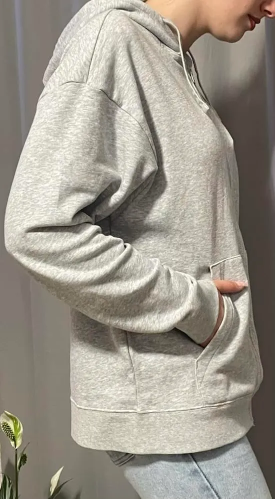 Puma Ess Small Logo Hoodie felpa zip ragazza taglia S
