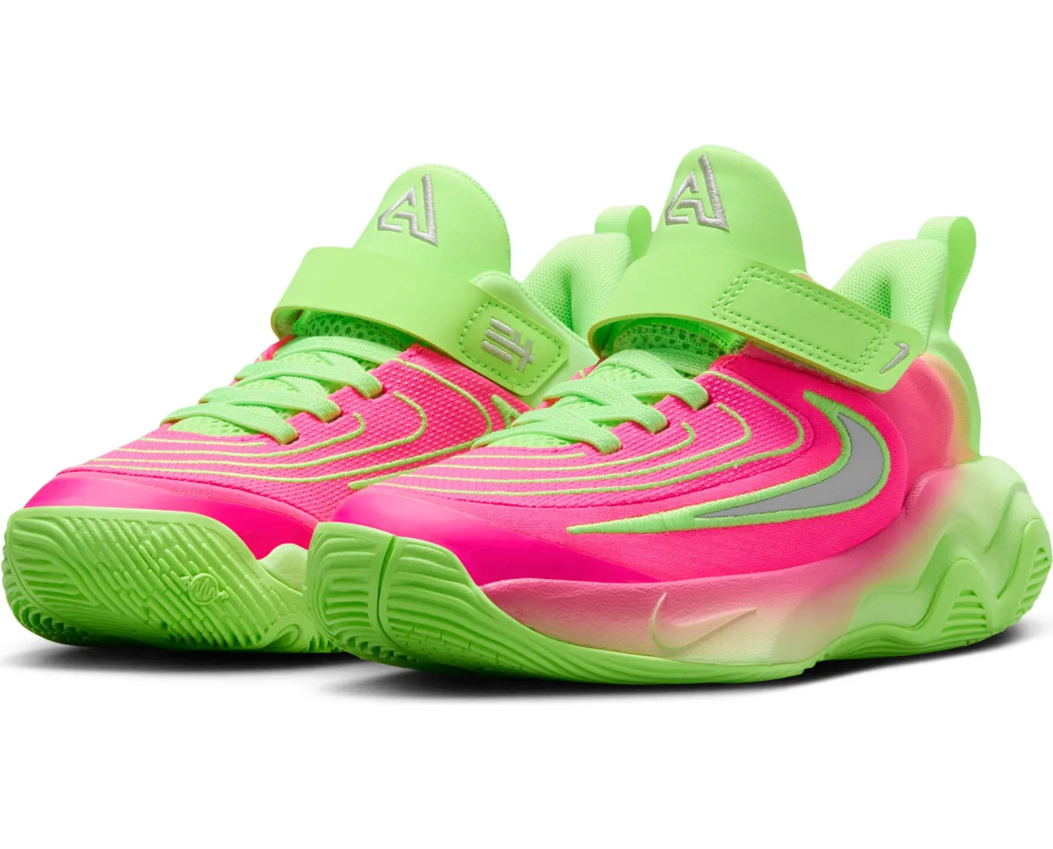 Nike Giannis Immortality 4 scarpe basket bimbo lime blast