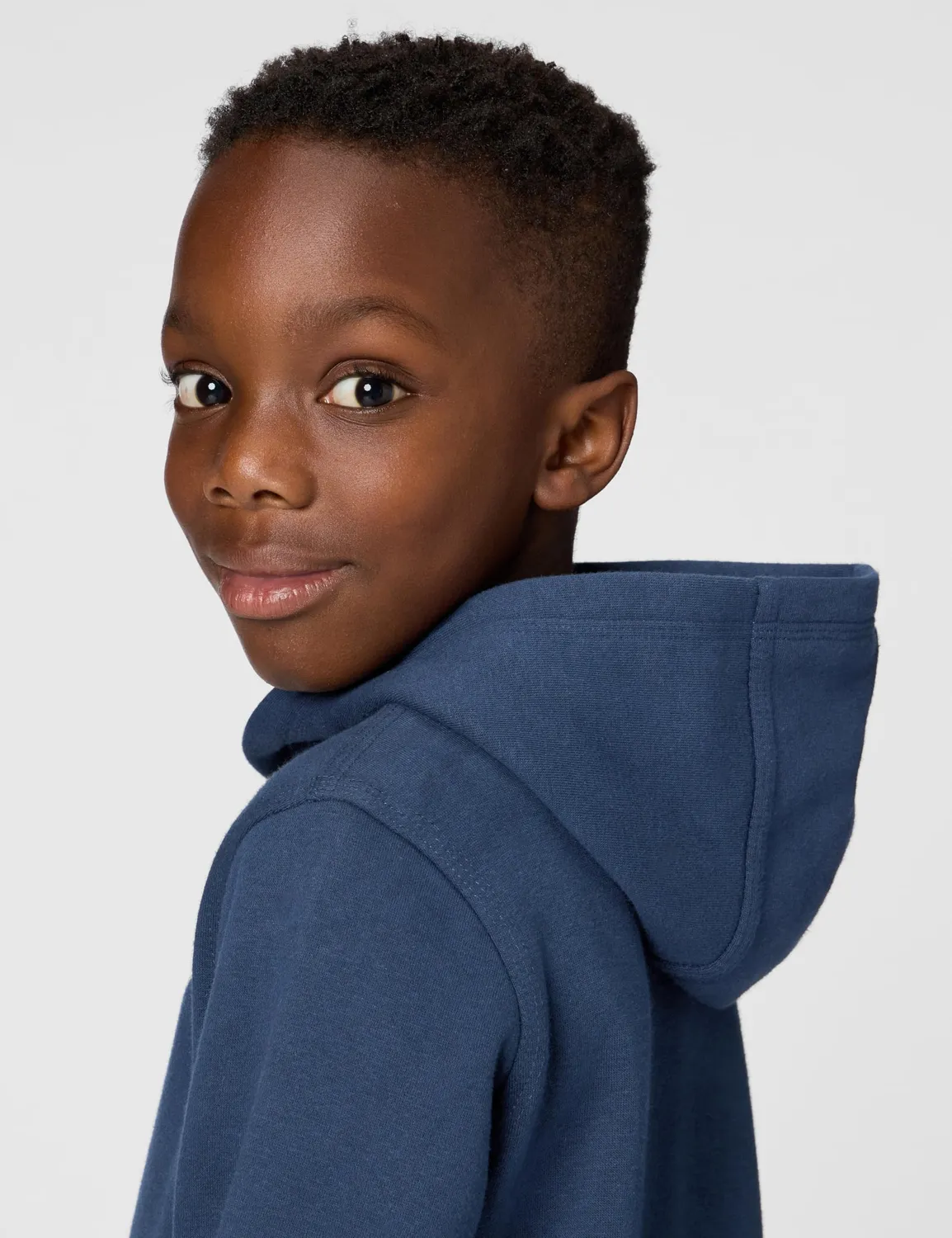 Nike Club Fleece Lbr felpa cappuccio bimbo nero 2-3 anni