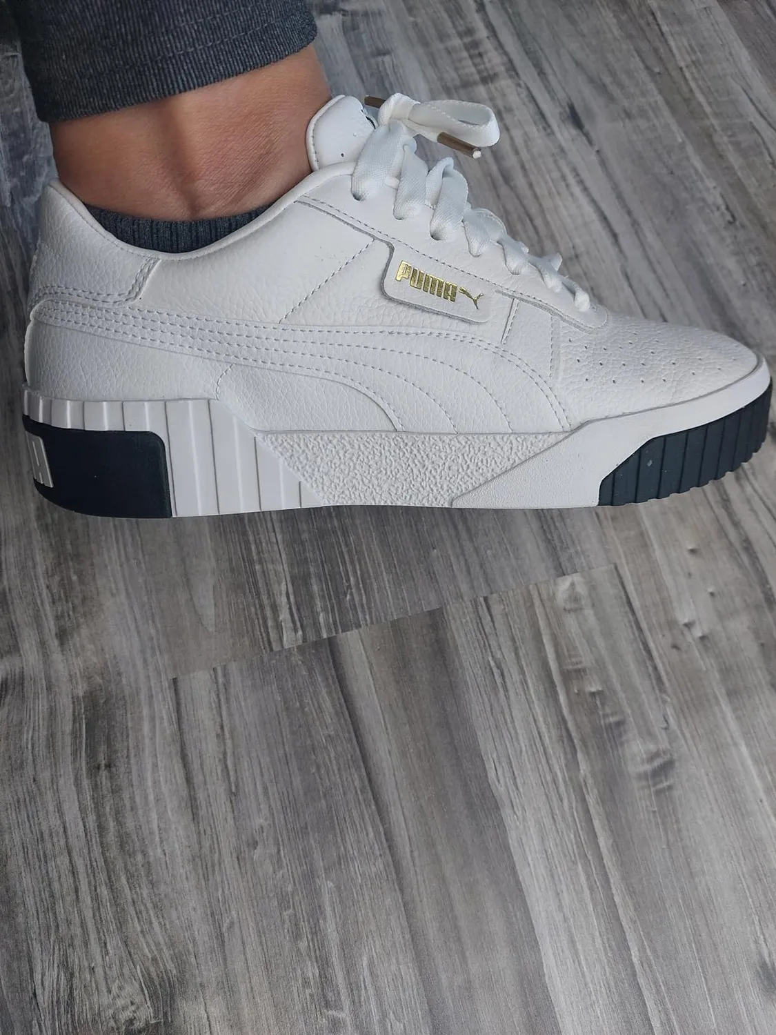 Puma Cali sneakers donna bianche pelle anni 80