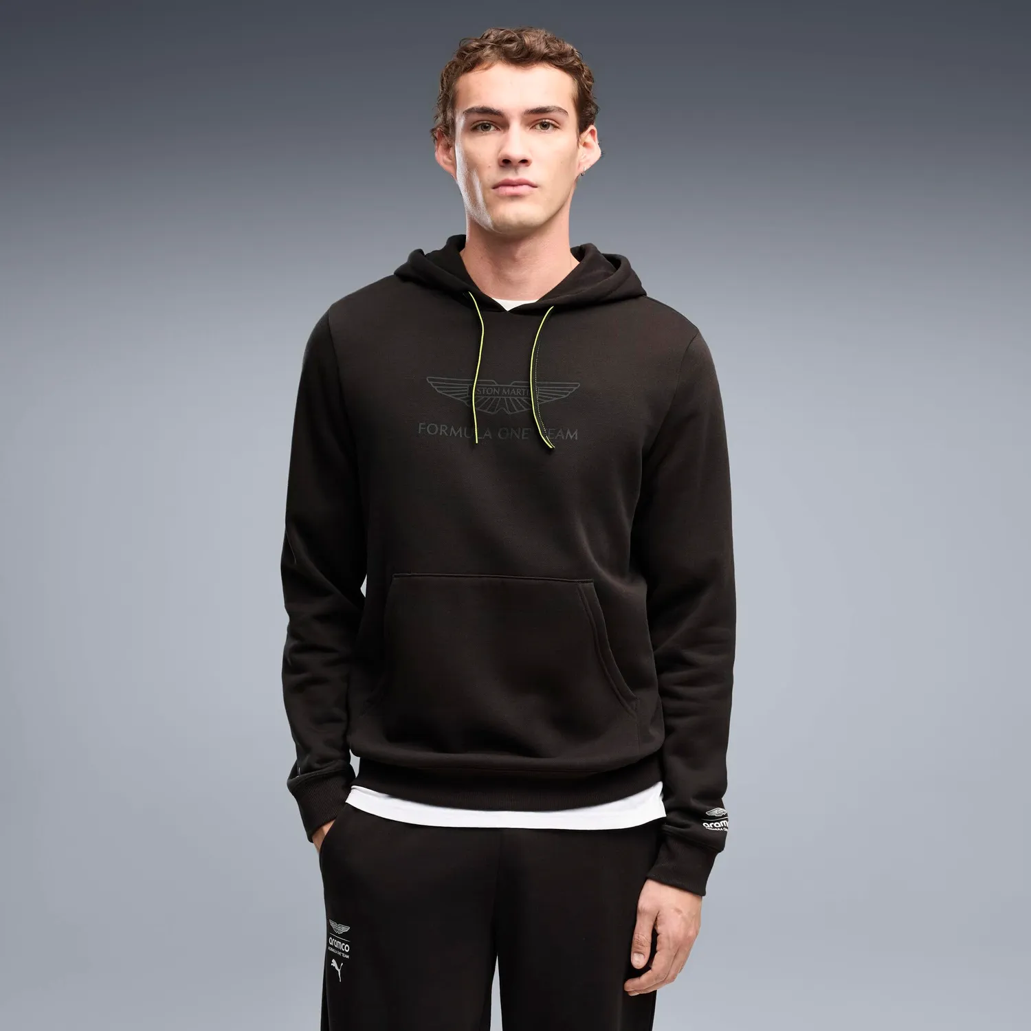 Puma AMF1 Essential Sweat Logo 2026 felpa con cappuccio uomo