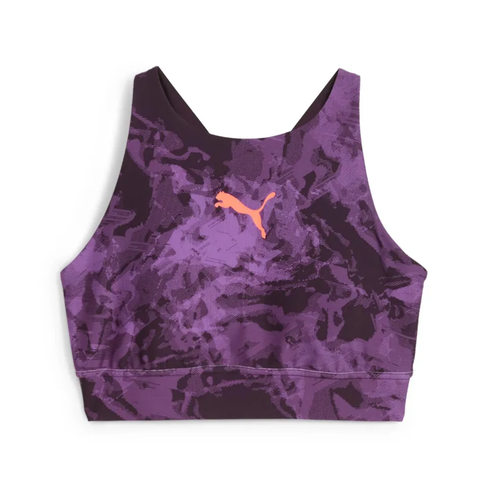 Puma Eversculpt indBLAZE reggiseno calcio donna S prugna